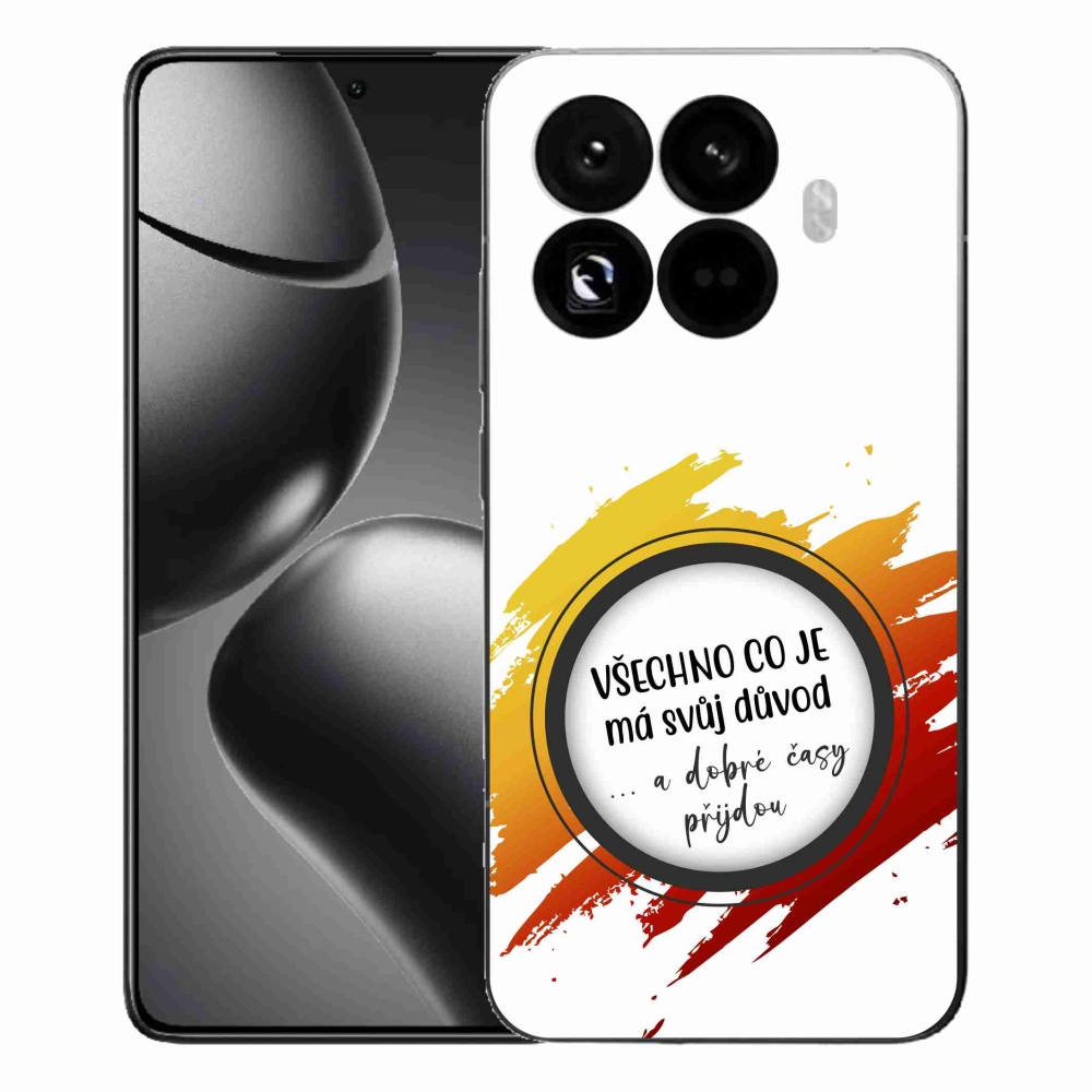 Gélový kryt mmCase na Xiaomi 15T Pro - citát 3 biele pozadie