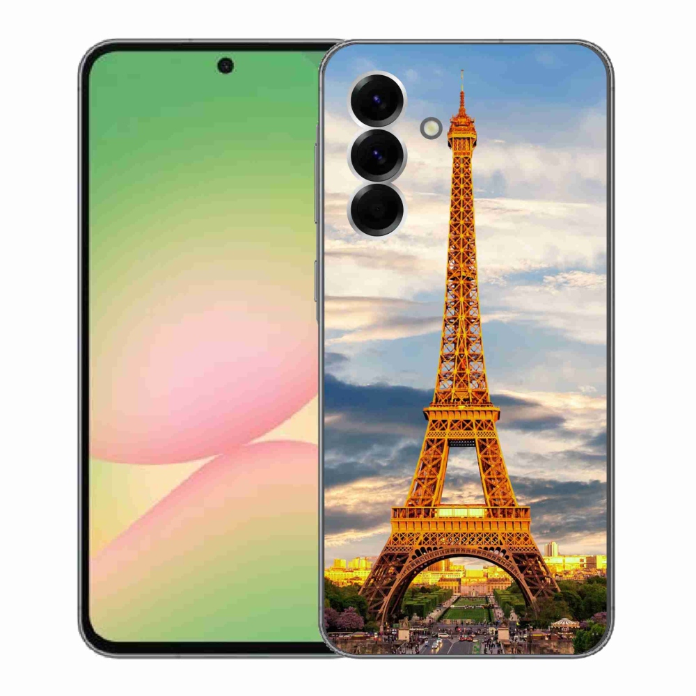 Gélový kryt mmCase na Samsung Galaxy A56 5G - eiffelova veža 3