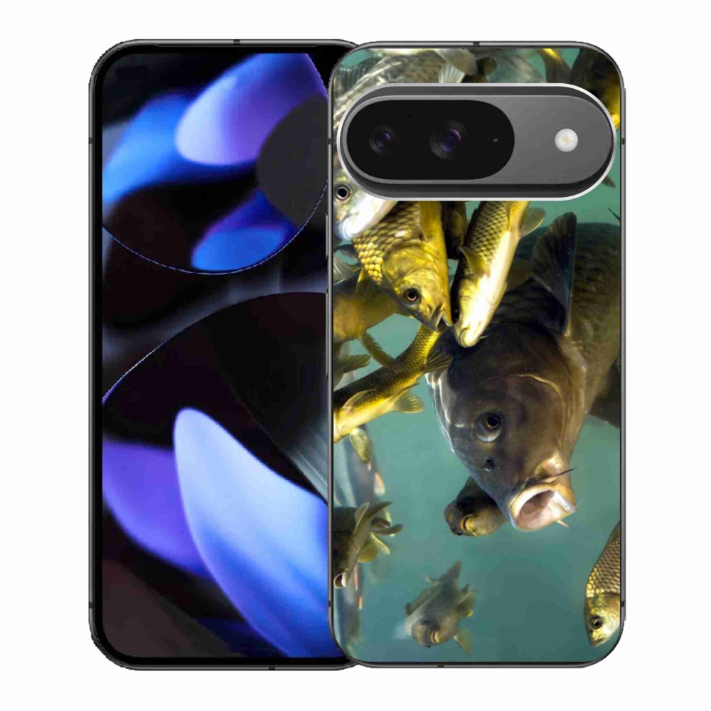 Gélový obal mmCase na Google Pixel 9/9 Pro - kŕdeľ rýb