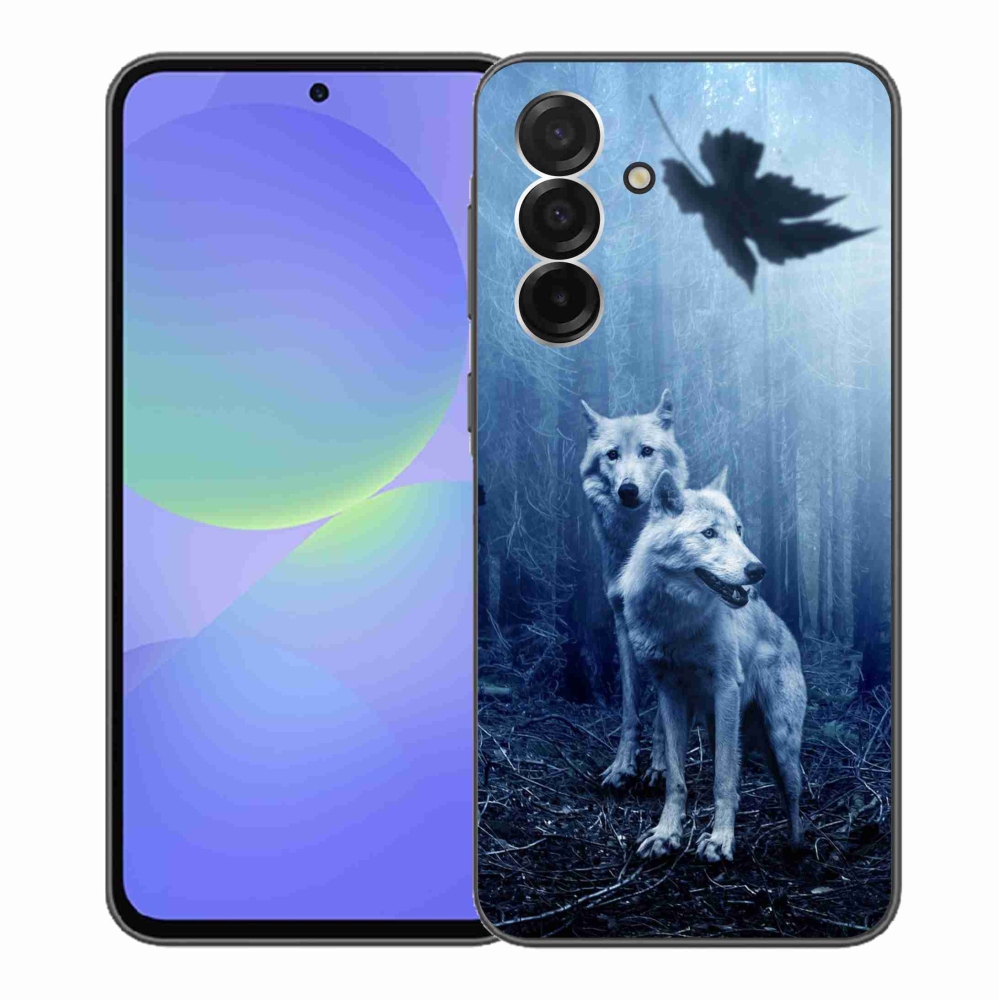 Gélový kryt mmCase na Samsung Galaxy A36 5G - vlci v lese