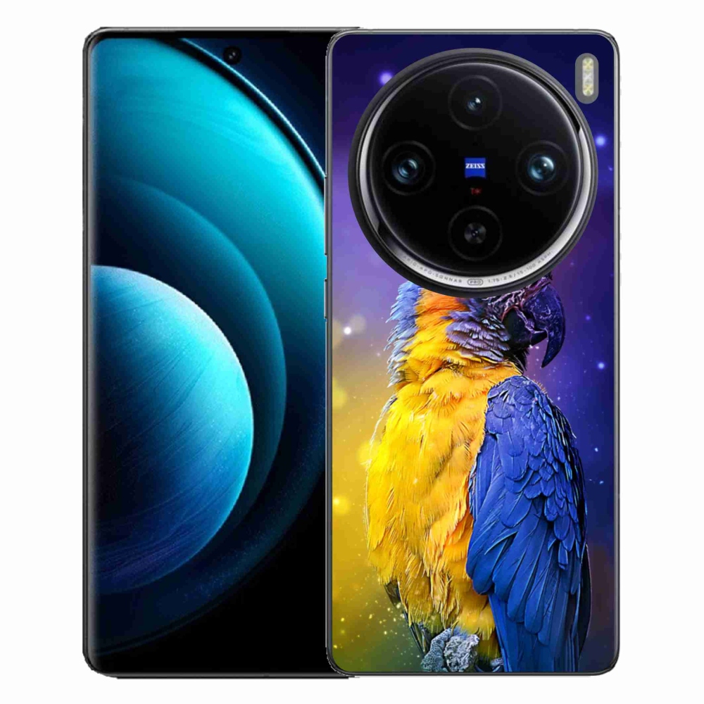 Gélový obal mmCase na Vivo X100 Pro 5G - papagáj ara 1