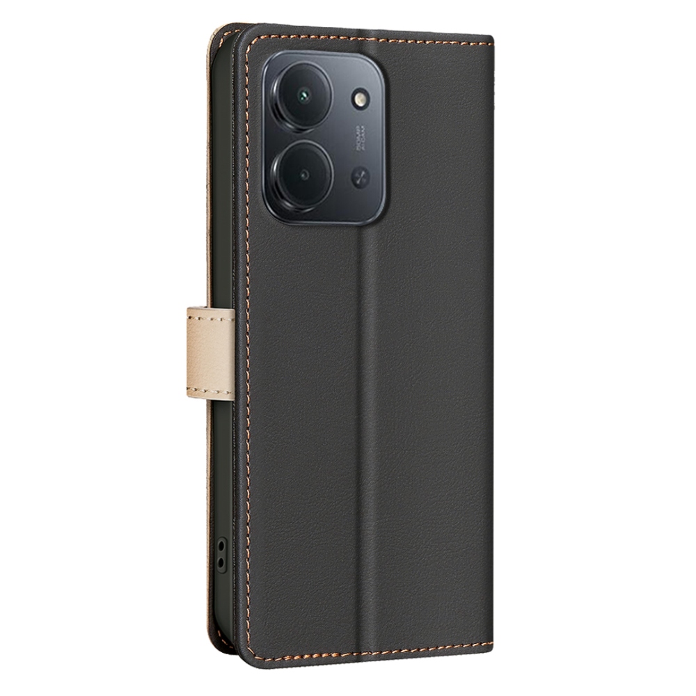 BNF DUO knižkové púzdro na Xiaomi Redmi 15C 4G/5G (173mm) - čierne