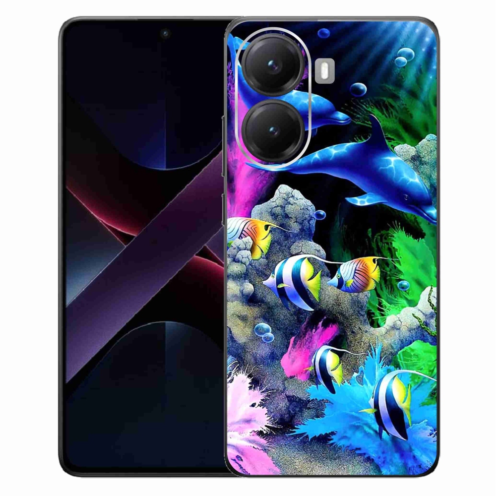 Gélový kryt mmCase na Xiaomi Poco X7 Pro 5G - morský svet