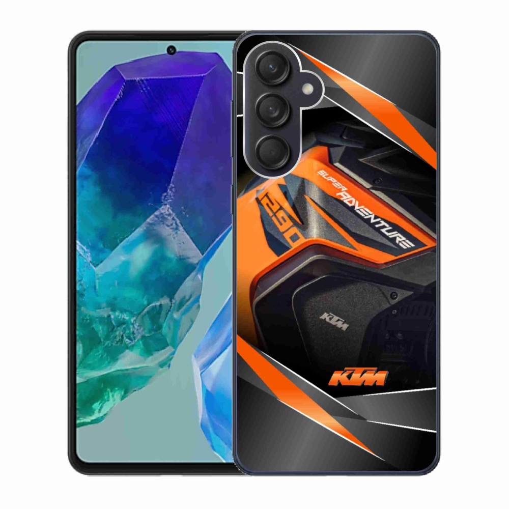 Gélový kryt mmCase na Samsung Galaxy M55 5G - motorka ktm