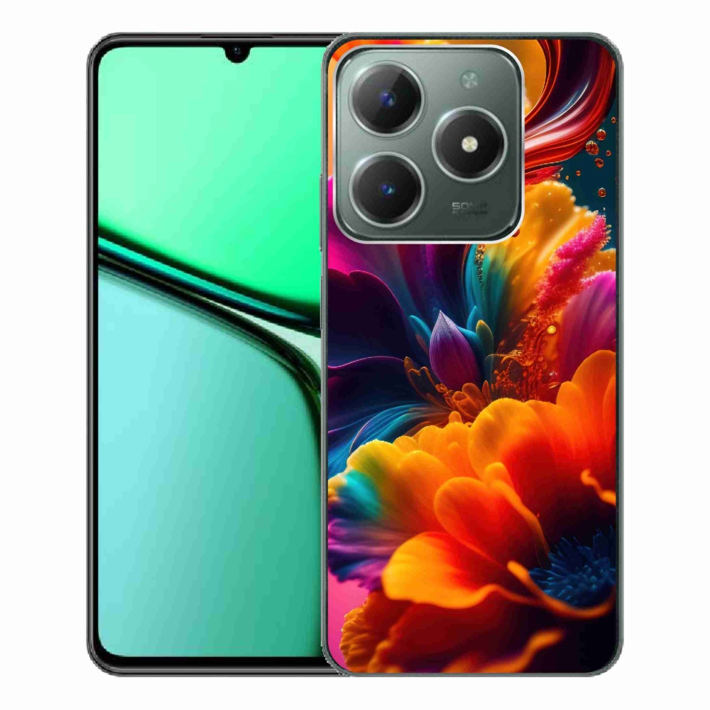 Gélový kryt mmCase na Realme C61 - abstraktný motív 2