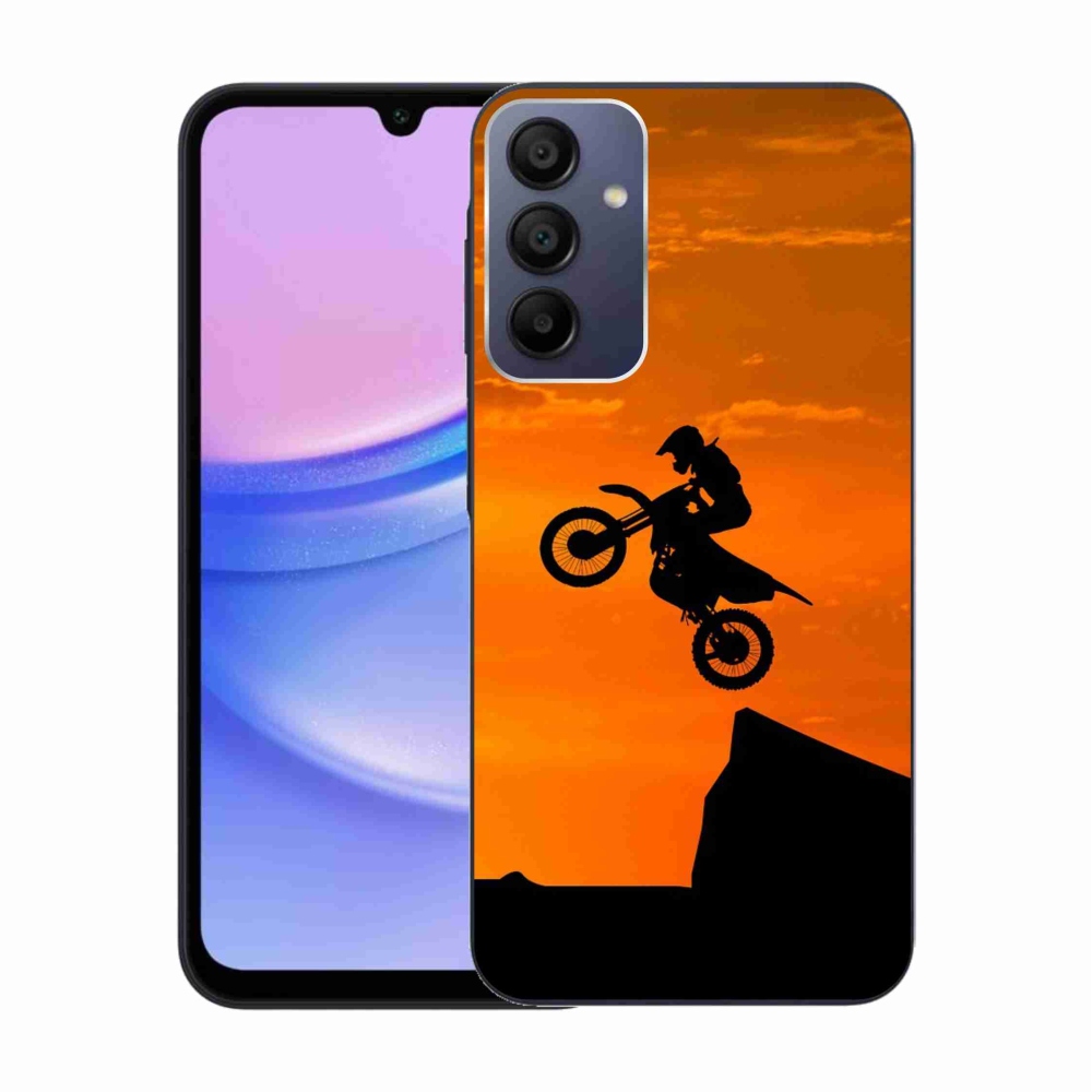 Gélový kryt mmCase na Samsung Galaxy A15 4G/5G - motocross