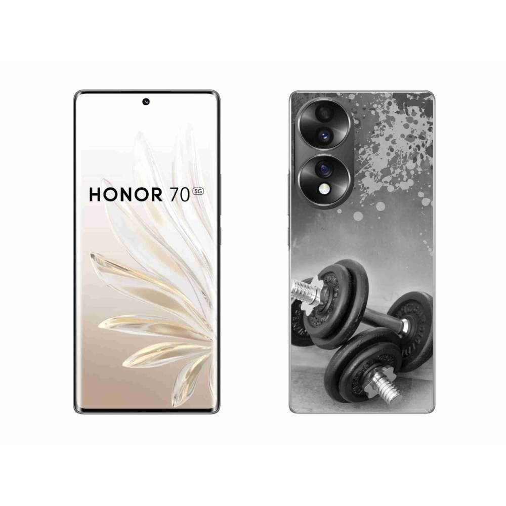Gélový kryt mmCase na Honor 70 - činky 1