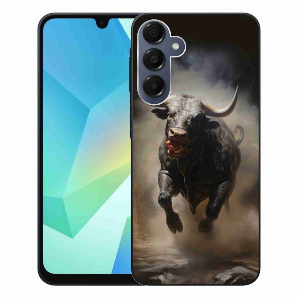 Gélový kryt mmCase na Samsung Galaxy A16 4G/5G - rozzúrený býk