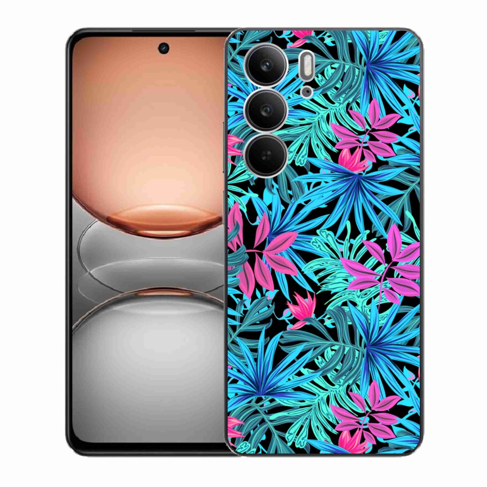 Gélový kryt mmCase na Realme C75 - kvety 3