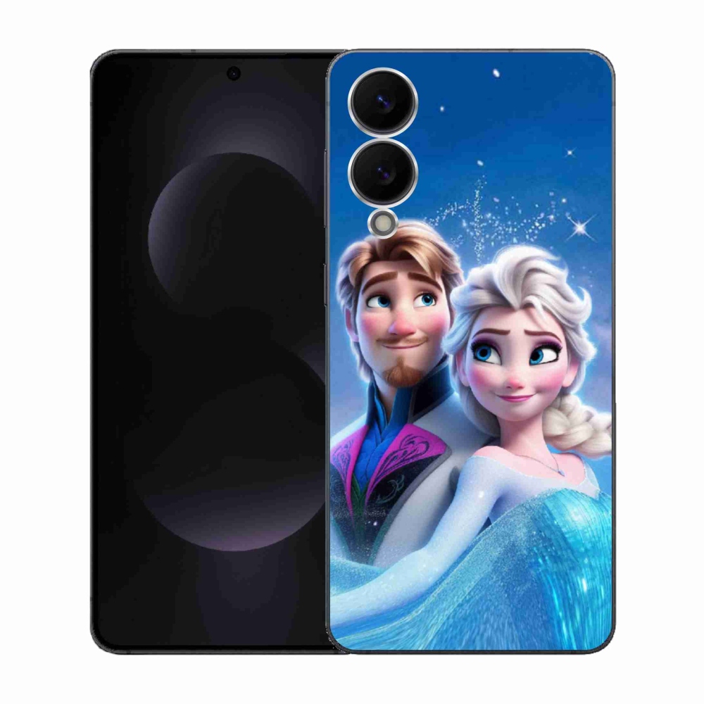 Gélový kryt mmCase na Samsung Galaxy S25 Edge - ľadové kráľovstvo 1
