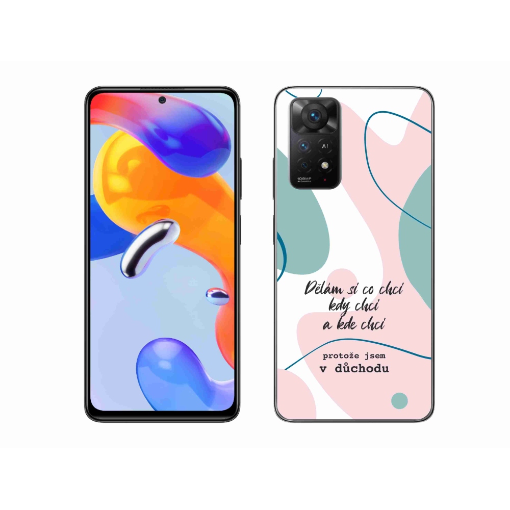 Gélový kryt mmCase na Xiaomi Redmi Note 11 Pro 4G/5G - vtipný text 10 biele pozadie