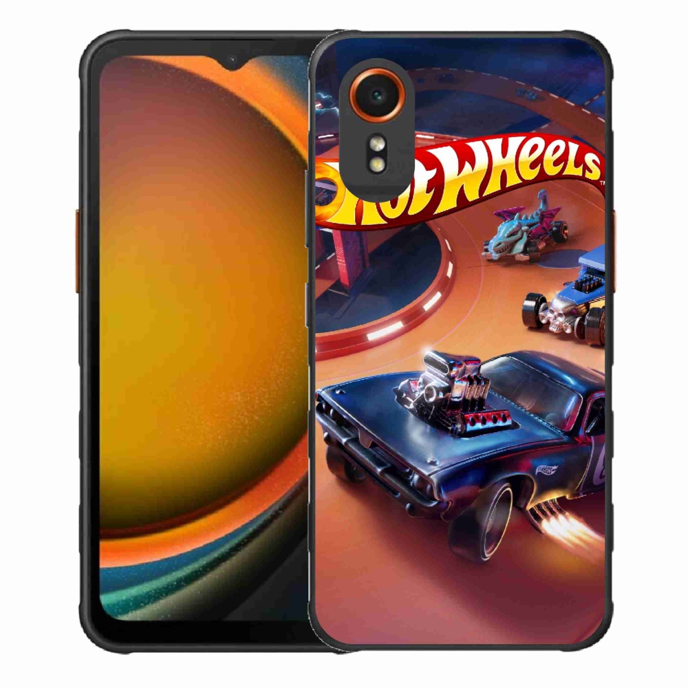 Gélový kryt mmCase na Samsung Galaxy Xcover 7 - hot wheels