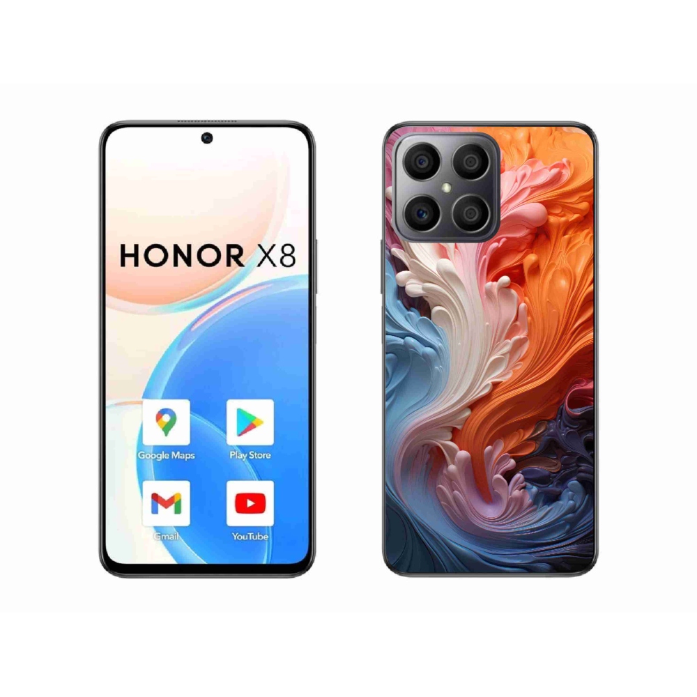 Gélový kryt mmCase na Honor X8 - abstraktný motív 8