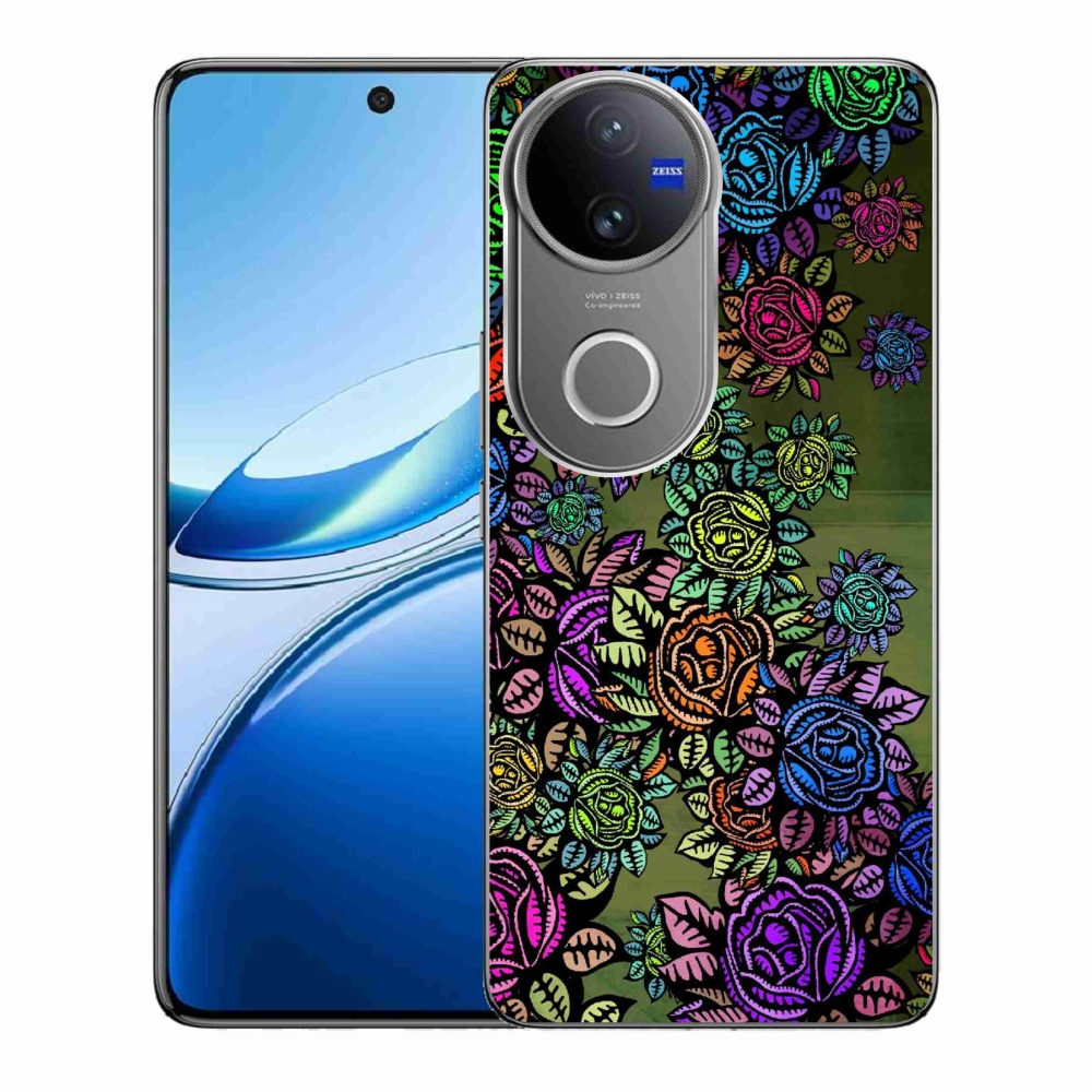 Gélový kryt mmCase na Vivo V50 5G - kvety 6