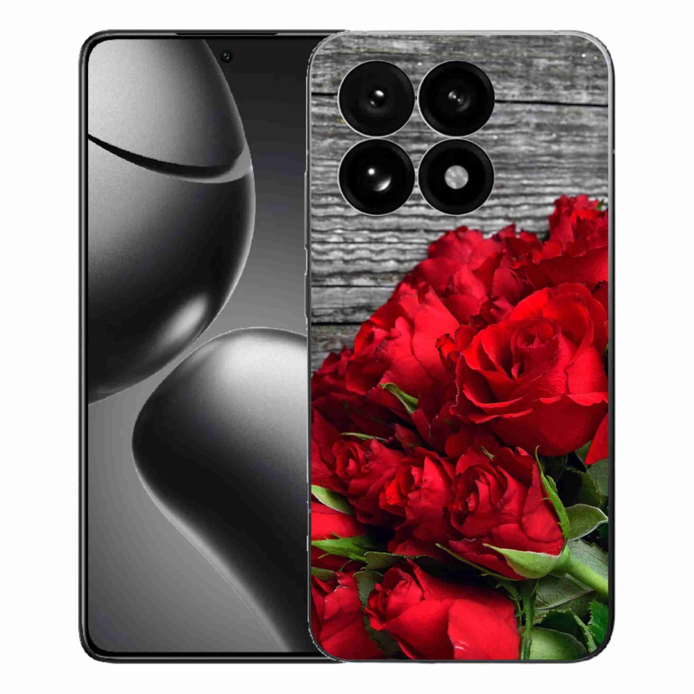 Gélový kryt mmCase na Xiaomi 15T - červené ruže