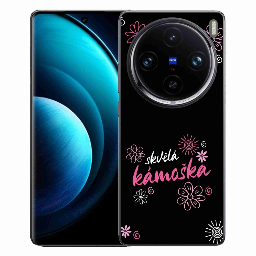 Gélový kryt mmCase na Vivo X100 Pro 5G - skvelá kamoška čierne pozadie