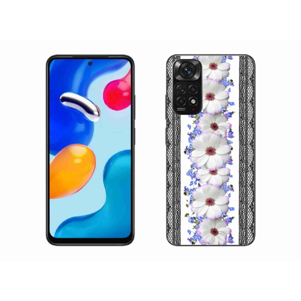 Gélový kryt mmCase na Xiaomi Redmi Note 11 4G - kvety 8