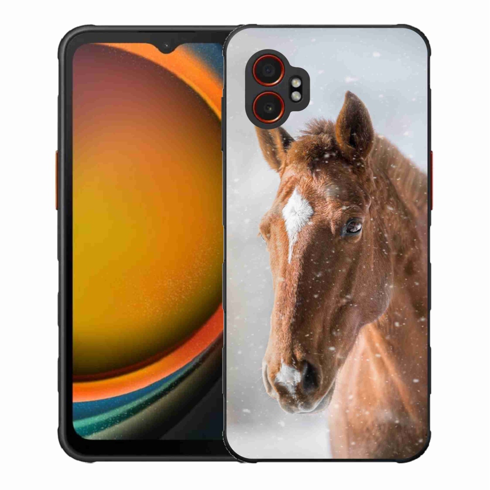 Gélový kryt mmCase na Samsung Galaxy Xcover 7 Pro - hnedý kôň 2