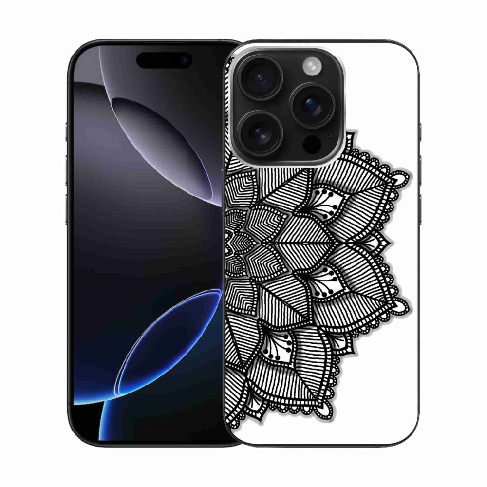 Gélový kryt mmCase na iPhone 16 Pro - mandala