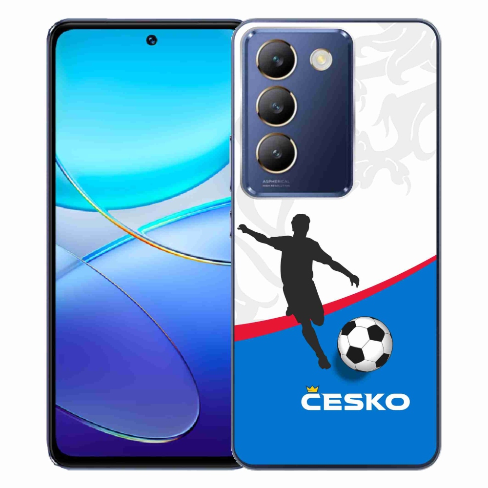 Gélový kryt mmCase na Vivo V40 SE 4G/5G - futbal Česko 1