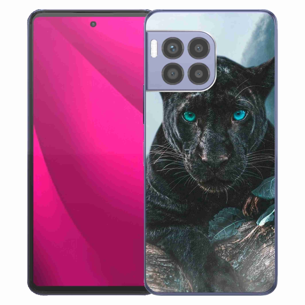 Gélový kryt mmCase na T-Mobile T Phone 2 Pro - čierny panter