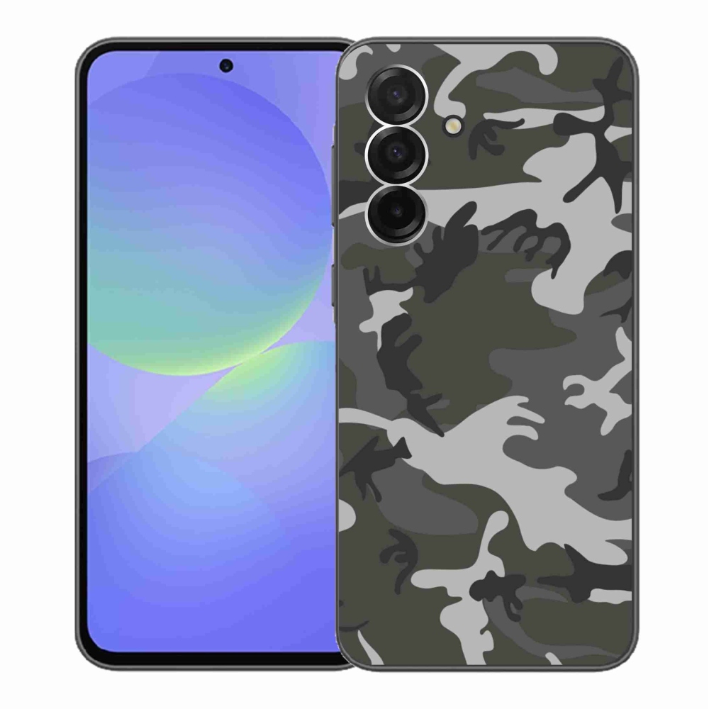 Gélový kryt mmCase na Samsung Galaxy A36 5G - maskáčový vzor