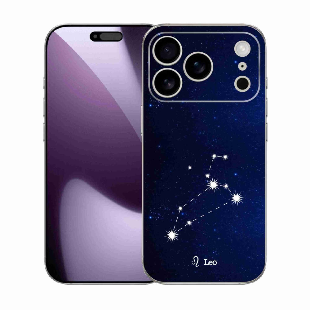 Gélový kryt mmCase na iPhone 17 Pro - súhvezdie Leva