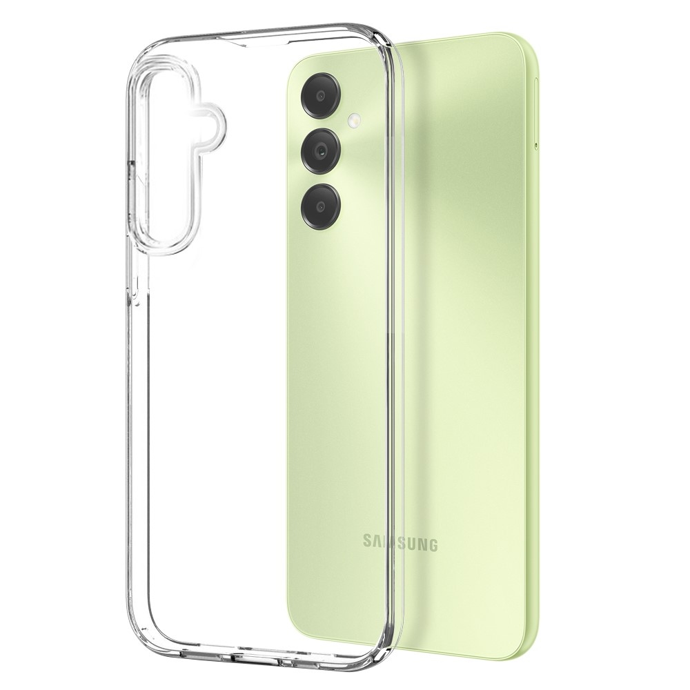 NORTHJO priehľadný gélový obal + tvrdené sklo na Samsung Galaxy A05s - priehľadný