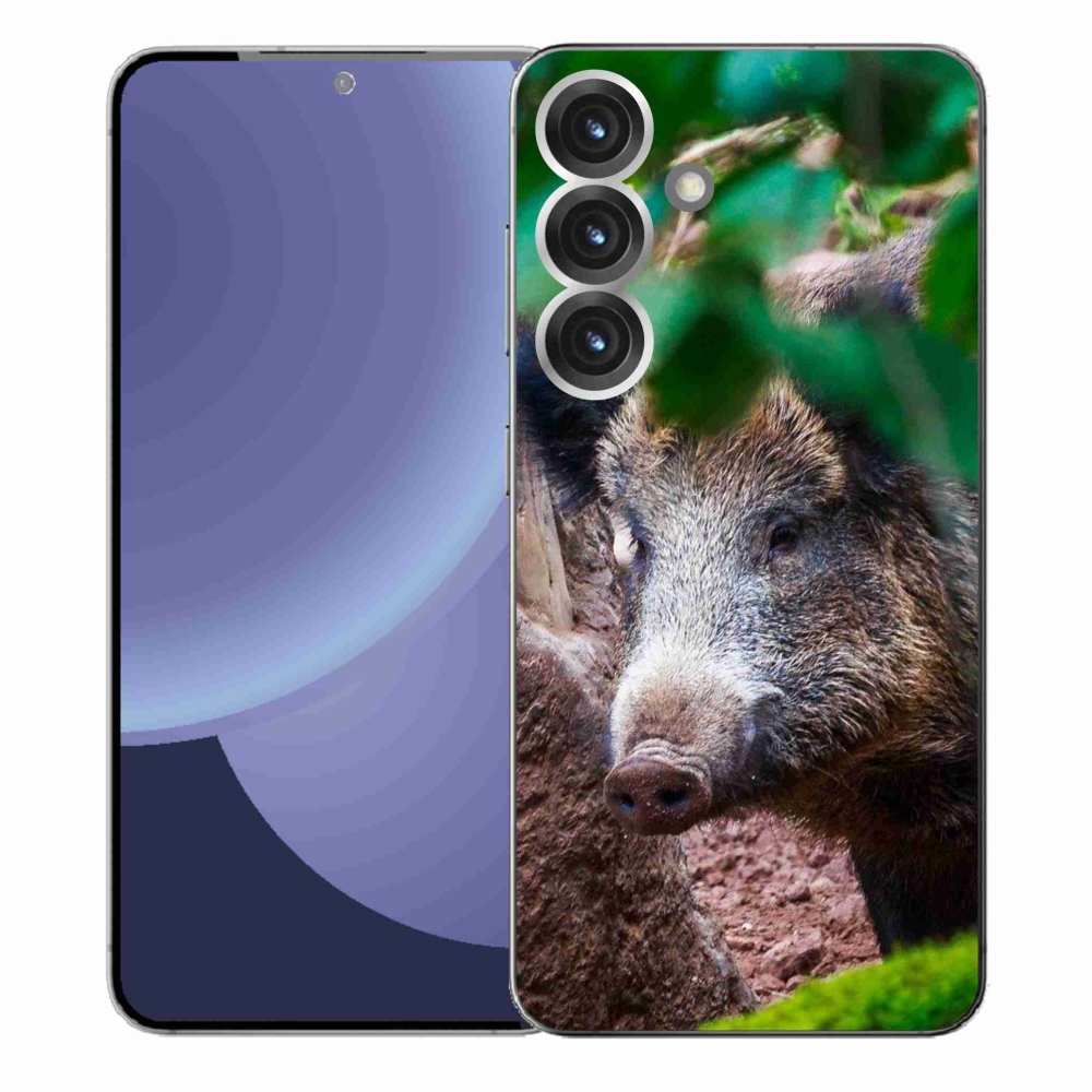 Gélový kryt mmCase na Samsung Galaxy S25+ - divoké prasa