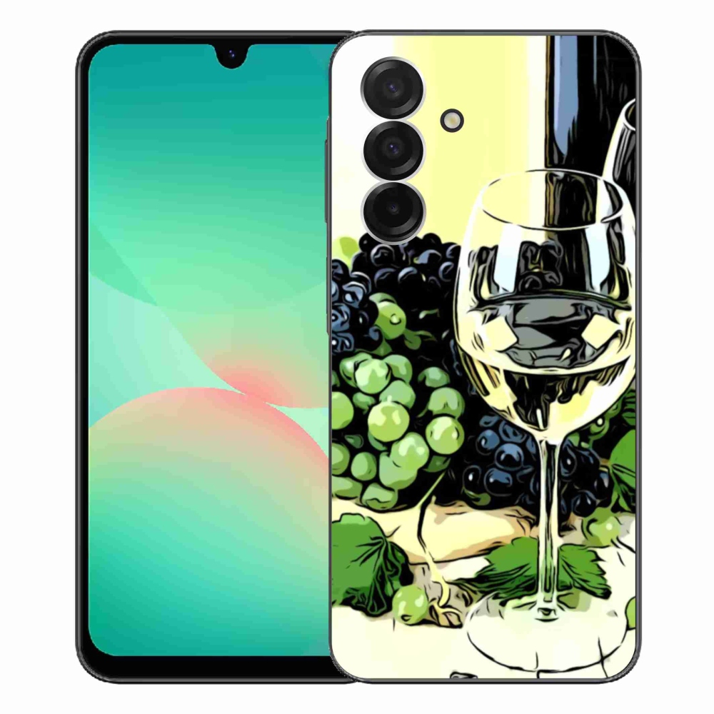 Gélový kryt mmCase na Samsung Galaxy A26 5G - pohár vína