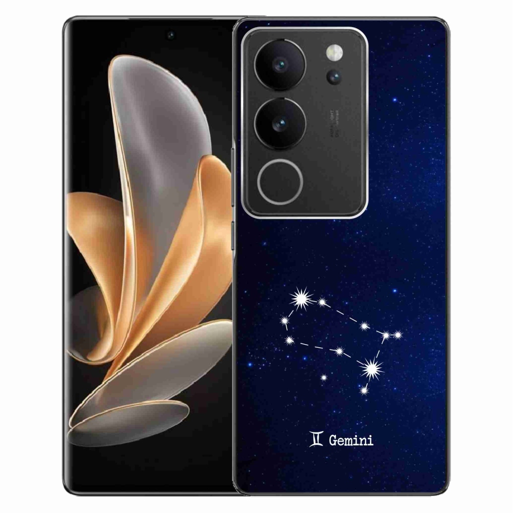Gélový kryt mmCase na Vivo V29 5G - súhvezdie Blížencov