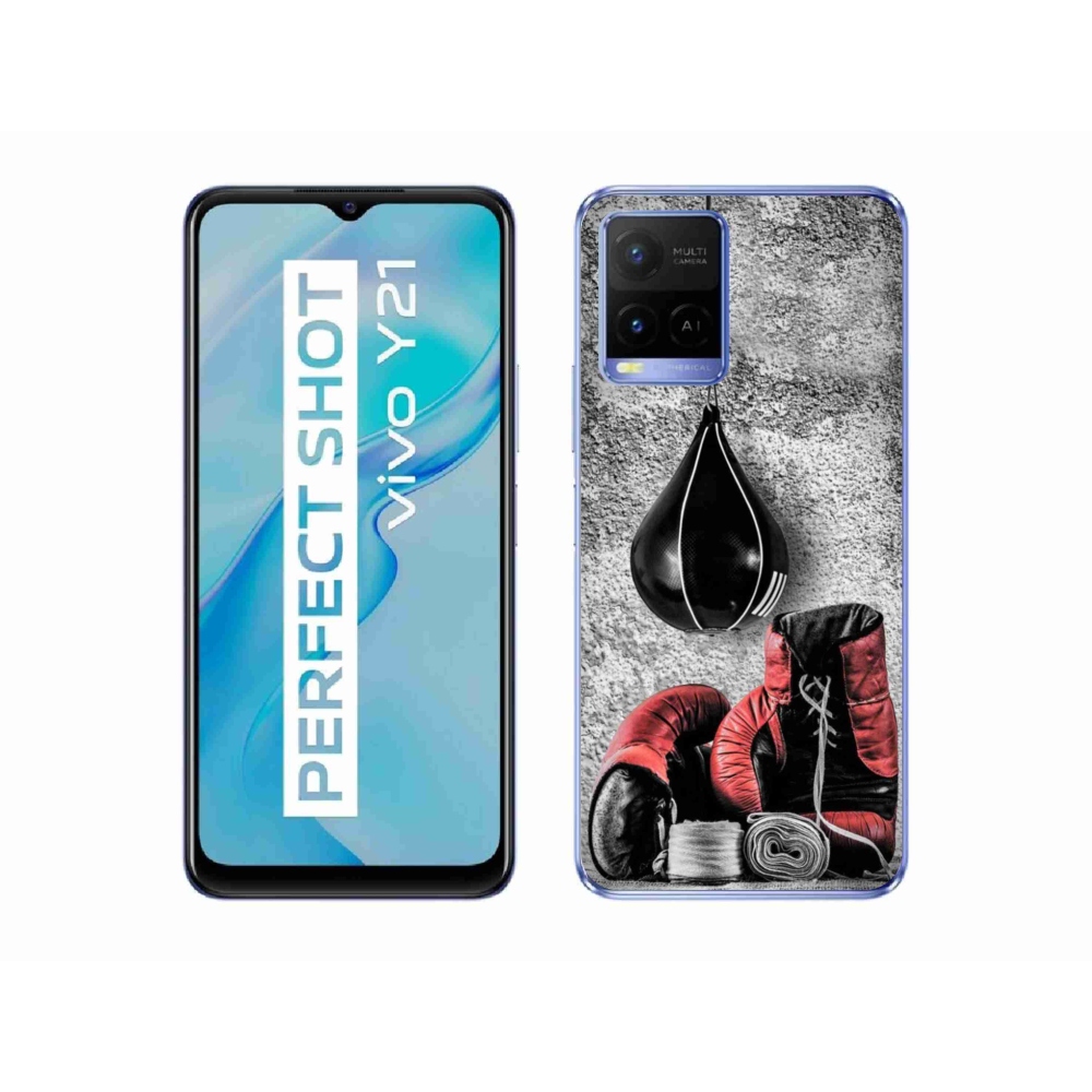 Gélový kryt mmCase na Vivo Y21/Y21s/Y33s - boxovacie vrece a rukavice