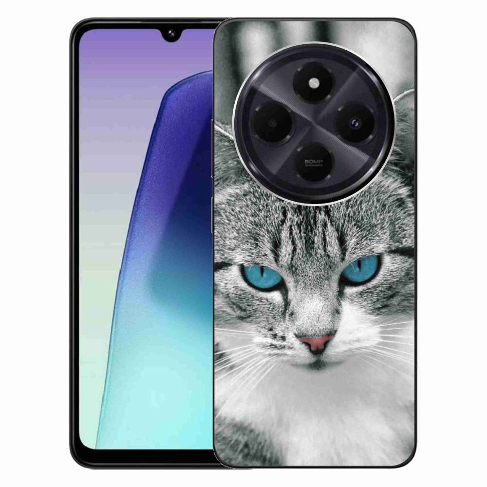 Gélový kryt mmCase na Xiaomi Redmi 14C/Poco C75 - mačacie pohľad 1