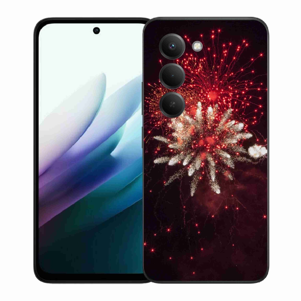 Gélový kryt mmCase na Xiaomi Redmi 15 4G/5G (171mm) - ohňostroj