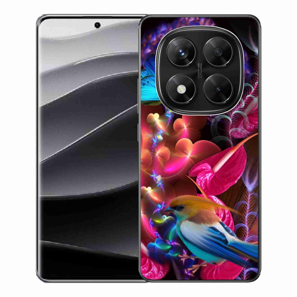 Gélový kryt mmCase na Xiaomi Redmi Note 14 Pro 5G/Poco X7 5G - farebné kvety