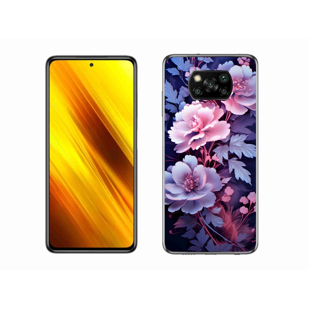 Gélový kryt mmCase na Xiaomi Poco X3 - kvety 11