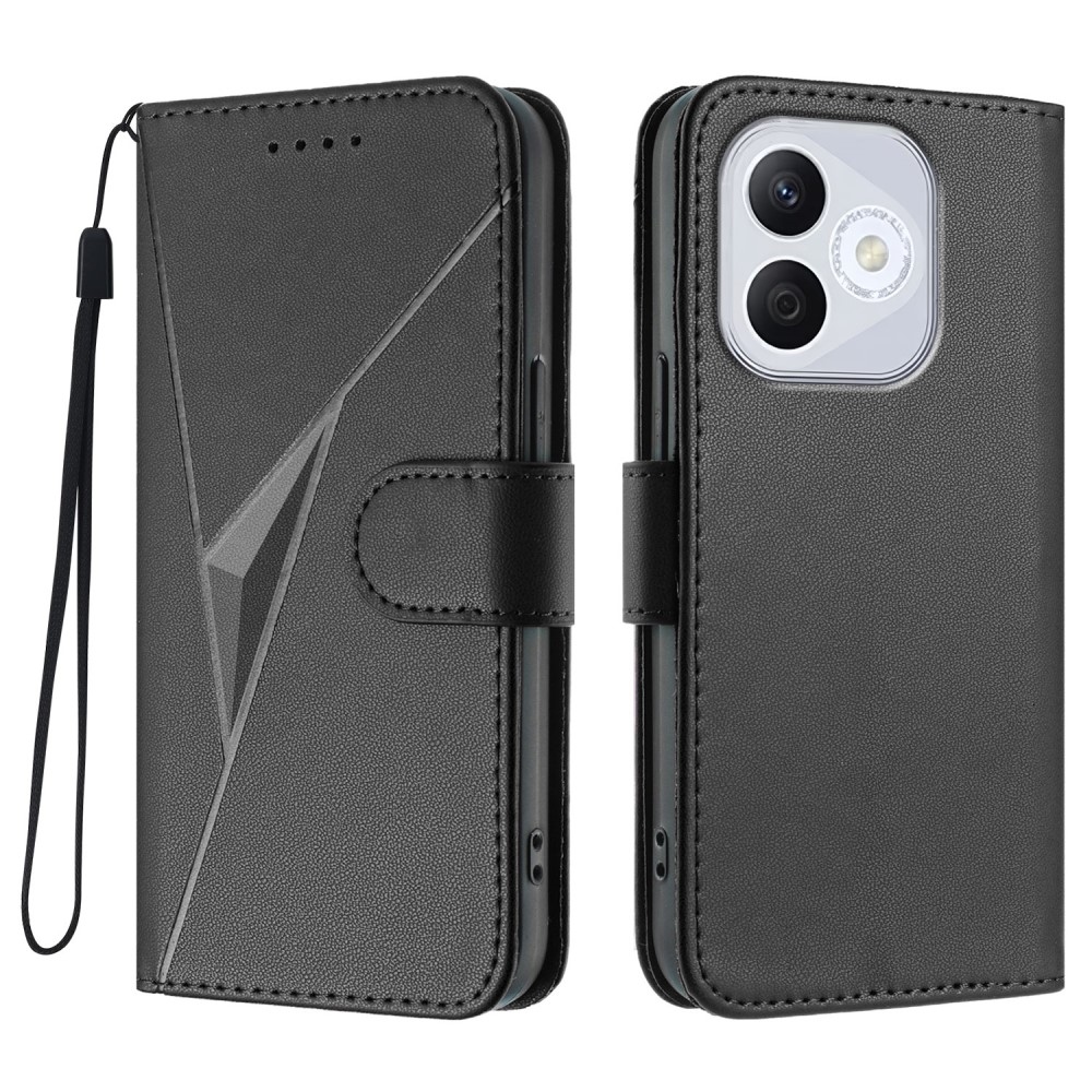 Triangles knižkové puzdro na Honor 400 Lite - čierne