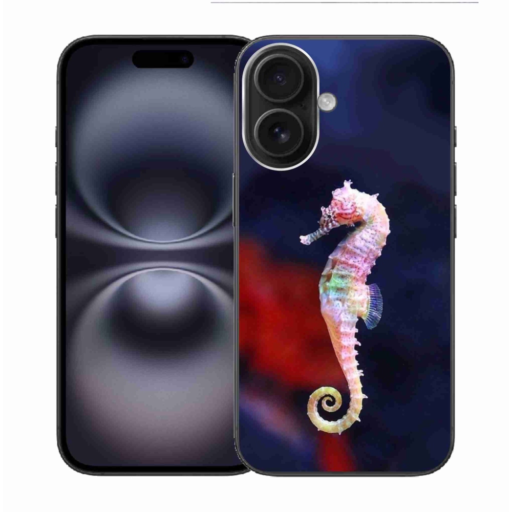 Gélový kryt mmCase na iPhone 16 - morský koník