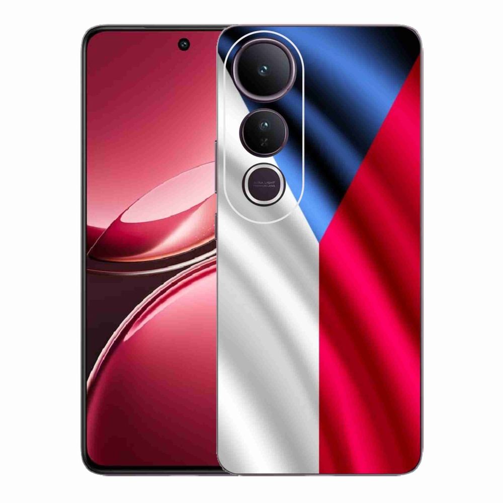 Gélový kryt mmCase na Vivo V50 Lite 4G/5G - česká vlajka