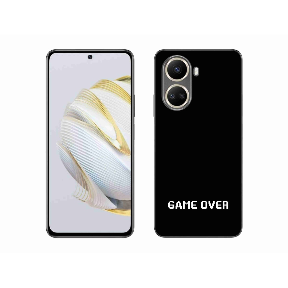 Gélový kryt mmCase na Huawei Nova 10 SE - game over čierne pozadie