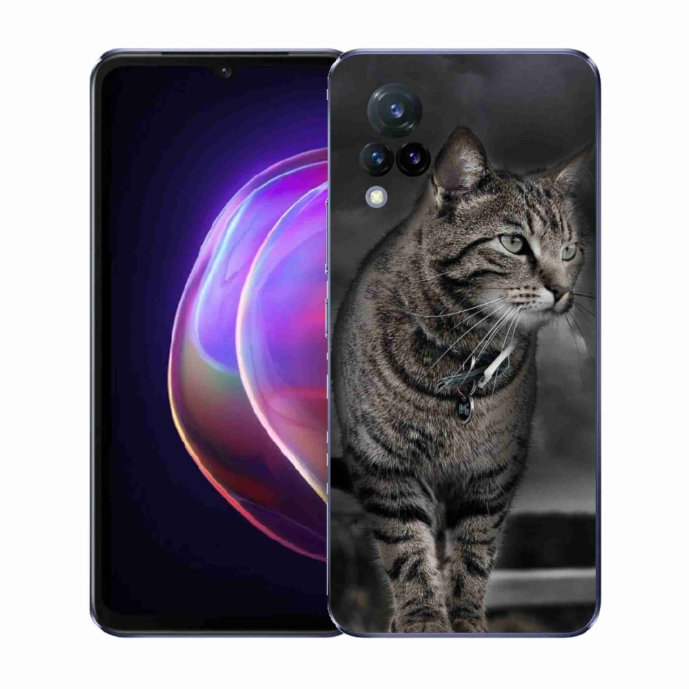 Gélový kryt mmCase na Vivo V21 4G/5G - mačka