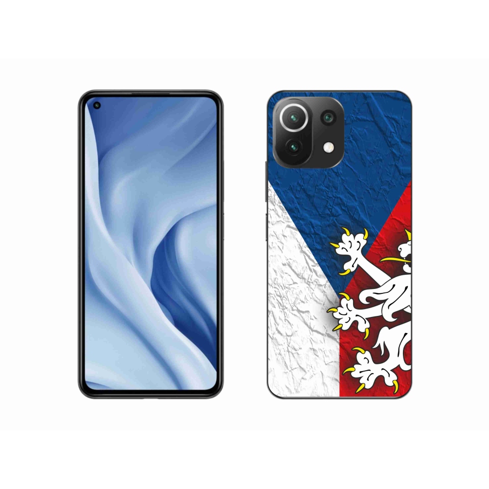 Gélový kryt mmCase na Xiaomi Mi 11 Lite 4G/5G - česká vlajka 1