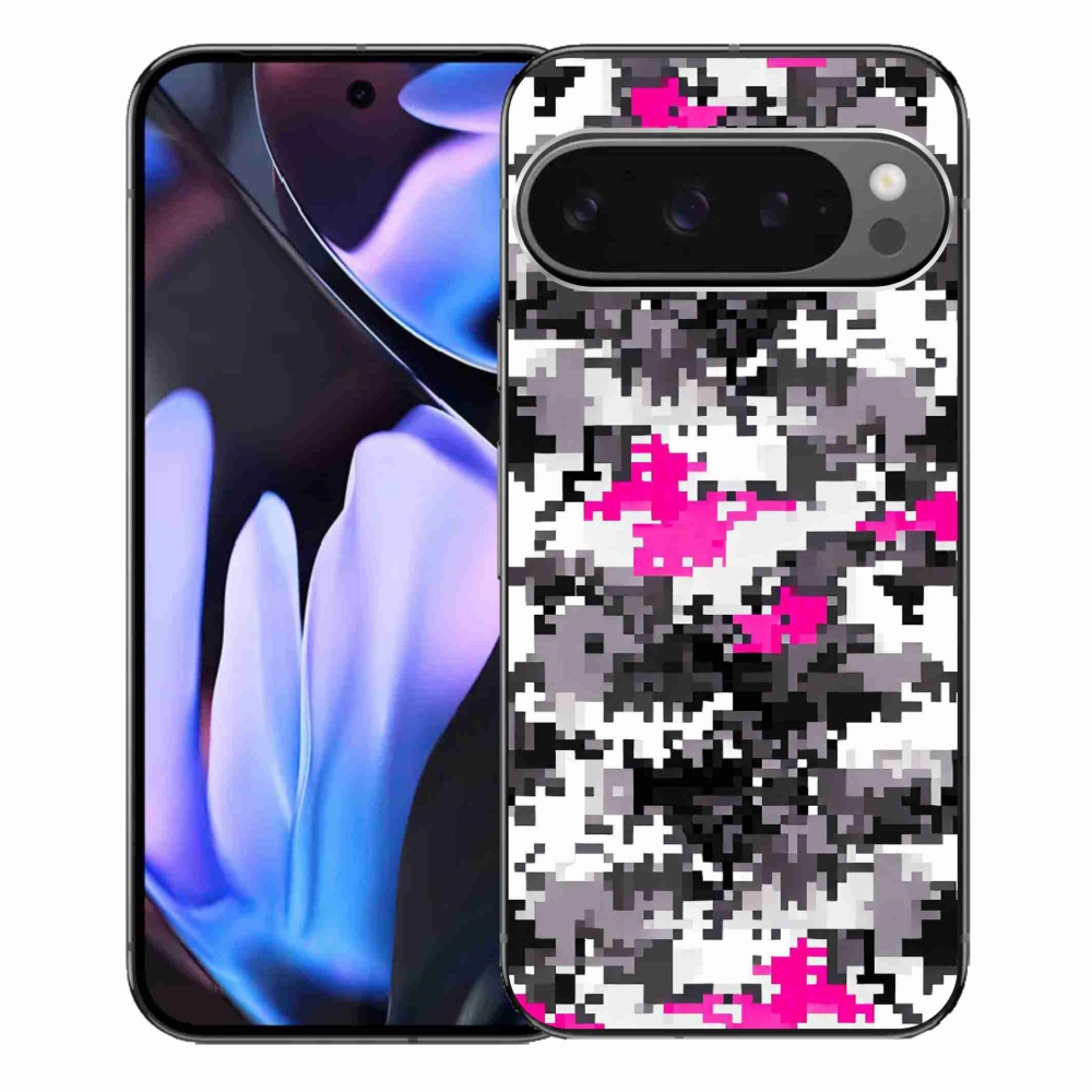 Gélový kryt mmCase na Google Pixel 9 Pro XL - maskáčový vzor 4