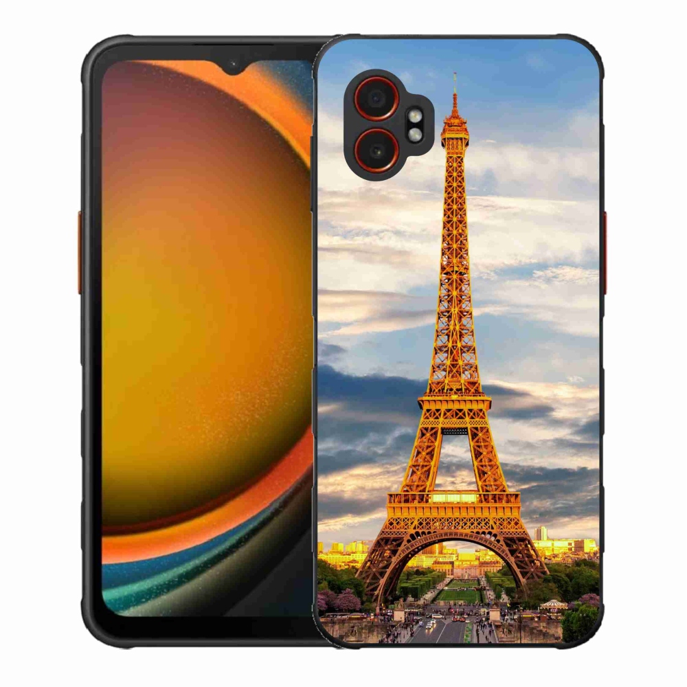 Gélový kryt mmCase na Samsung Galaxy Xcover 7 Pro - eiffelova veža 3