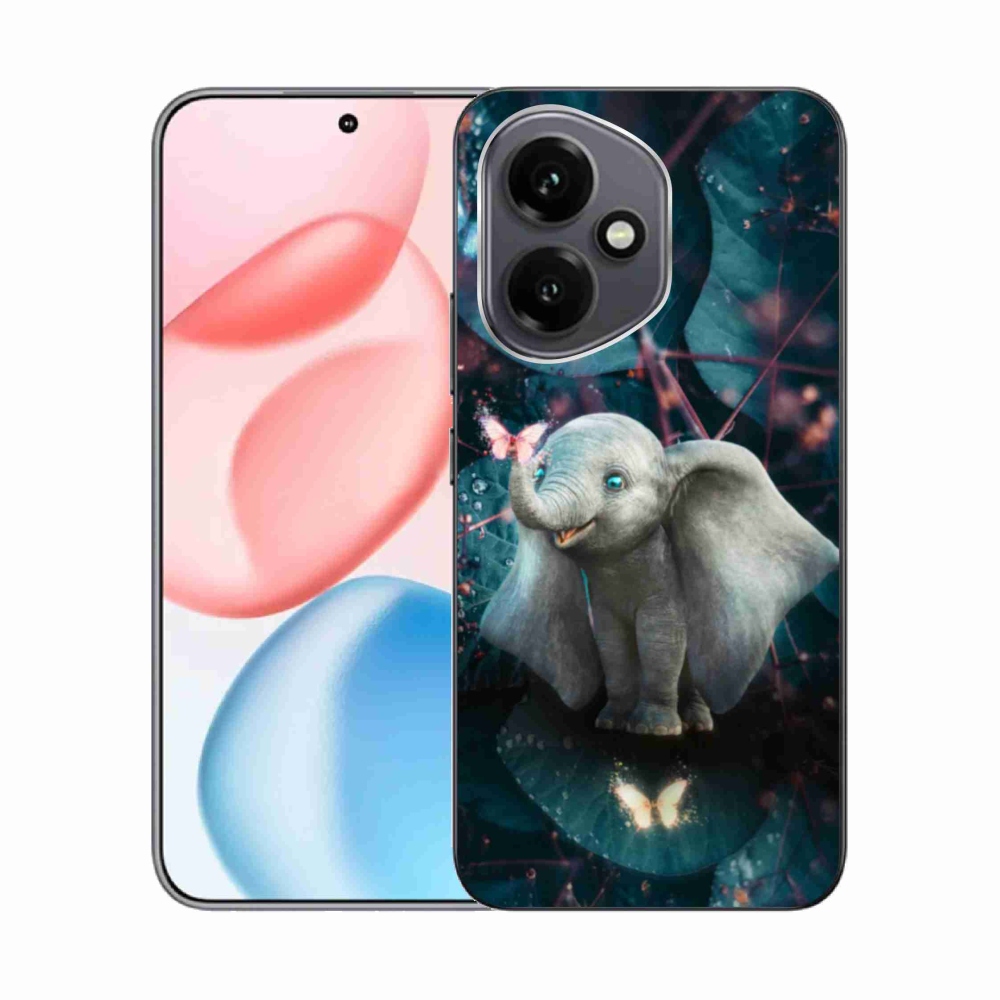 Gélový kryt mmCase na Honor 400 - roztomilý slon