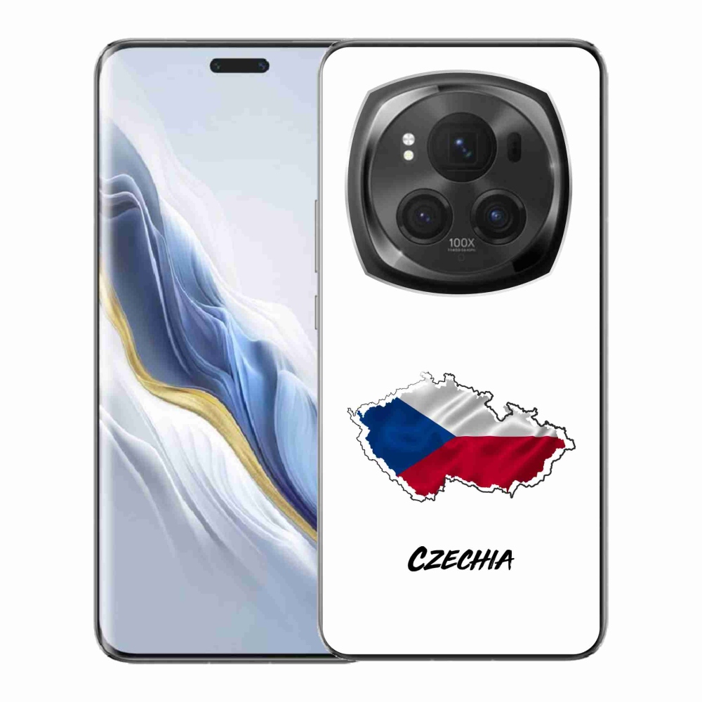 Gélový kryt mmCase na Honor Magic 6 Pro 5G - Czechia biele pozadie