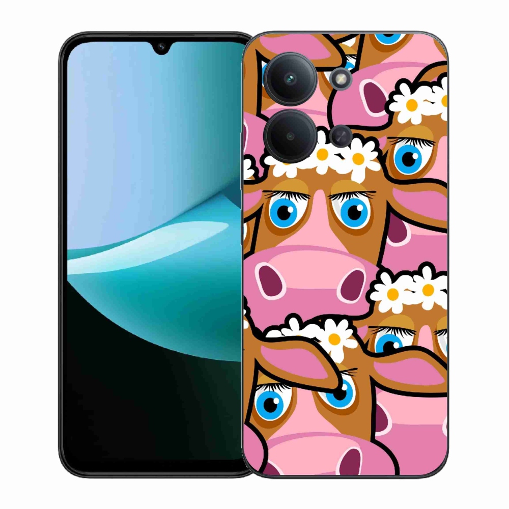 Gélový kryt mmCase na Xiaomi Redmi 15C 4G (171mm)/Poco C85 4G (171mm) - kreslené kravičky