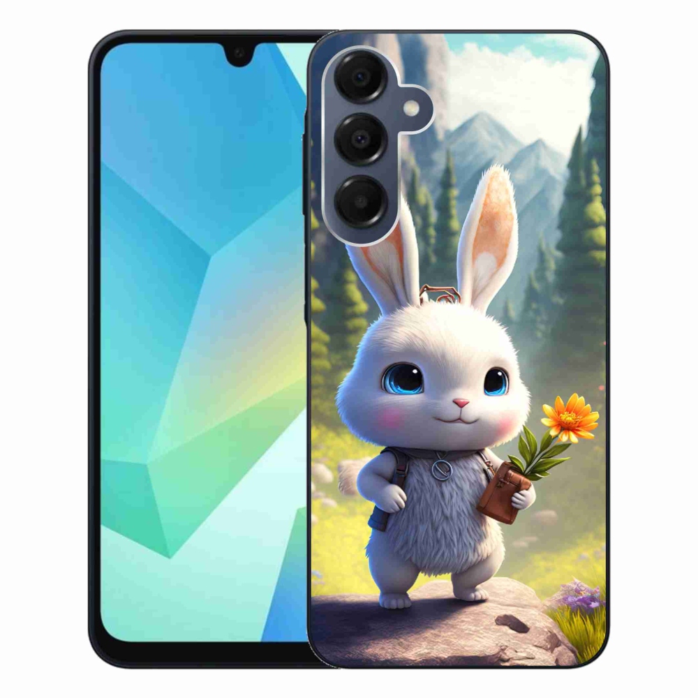 Gélový kryt mmCase na Samsung Galaxy A16 4G/5G - roztomilý zajačik