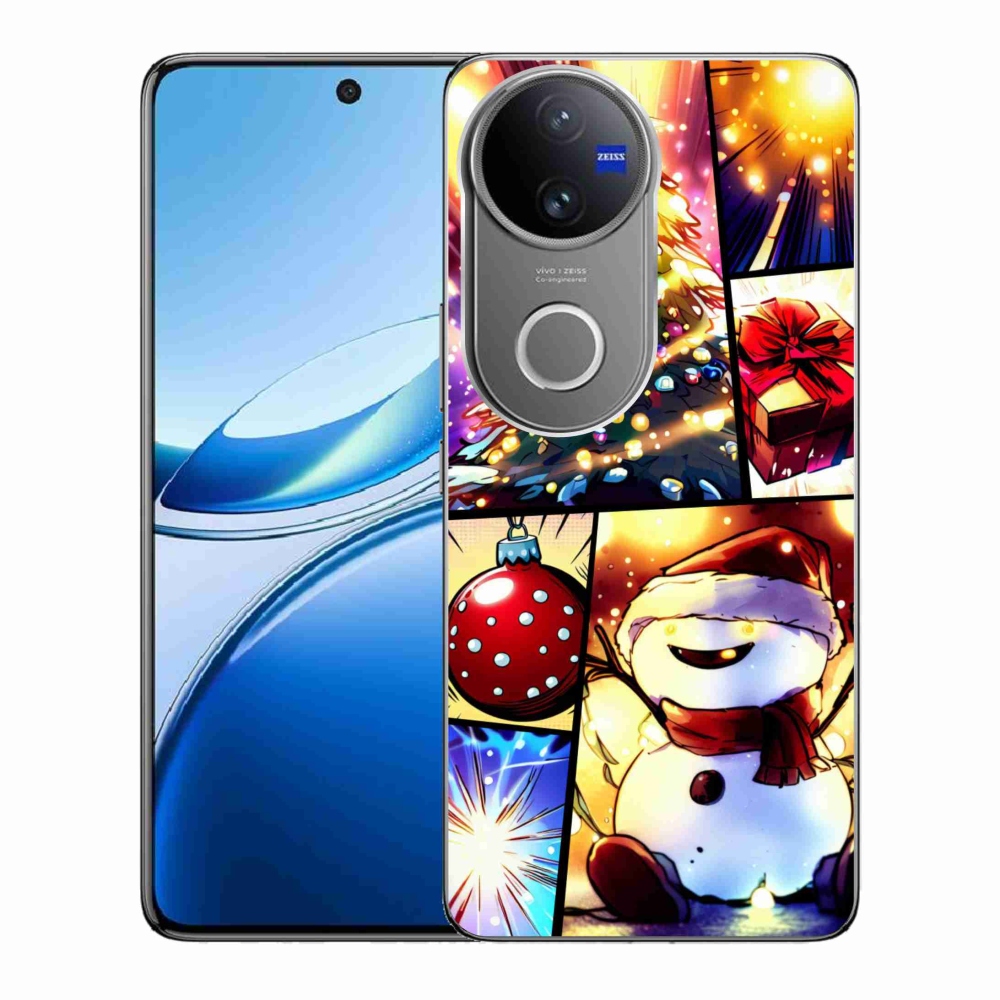 Gélový kryt mmCase na Vivo V50 5G - vianočné motívy 1