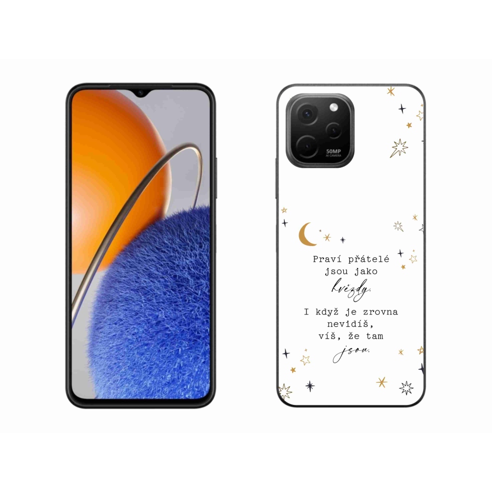 Gélový kryt mmCase na Huawei Nova Y61 - citát 6 biele pozadie